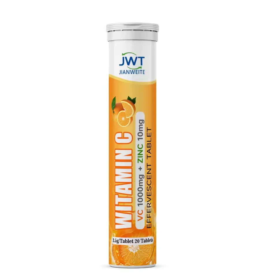 Effervescent tablet tube and branded carton packaging