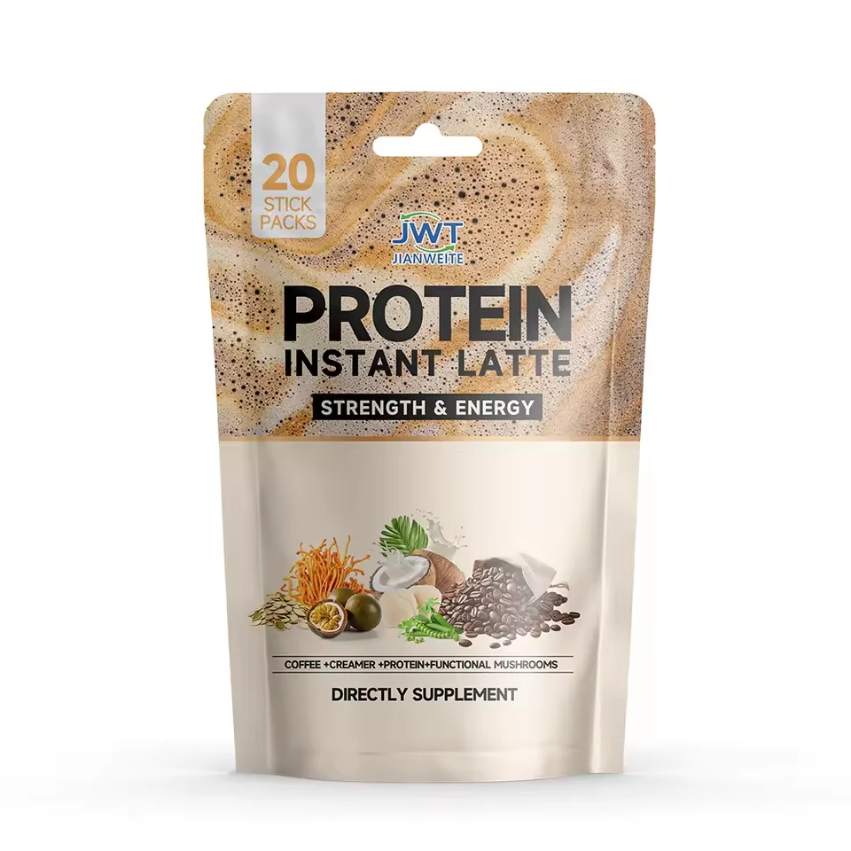 Private label superfood instant latte product