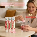 Apple cider vinegar effervescent tablets presentation