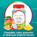 Kids multivitamin gummies presentation