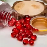Red krill oil softgel capsules for private label supplements