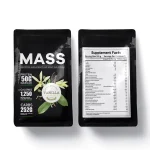 Mass gainer protein powder presentation