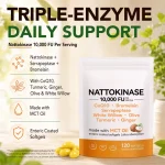 Nattokinase softgels presentation