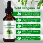 Oregano oil liquid drops presentation
