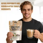 Plant protein superfood drink presentation