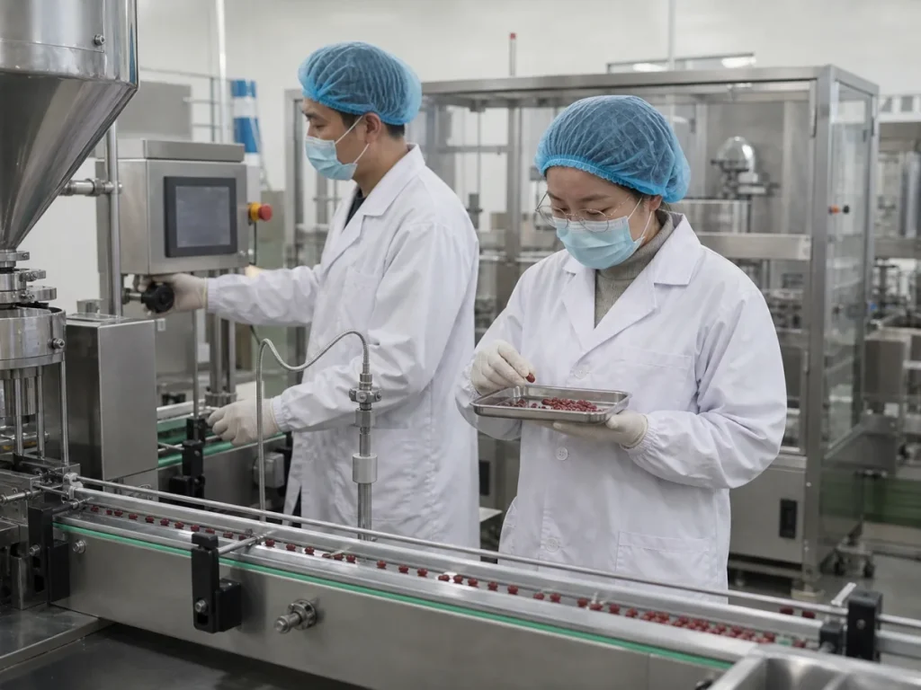 Supplement production and quality control process