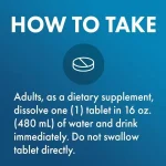 Molecular hydrogen water tablets formula and packaging