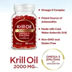 Krill oil omega-3 EPA DHA and astaxanthin formula presentation