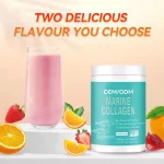 Marine collagen powder formula and packaging