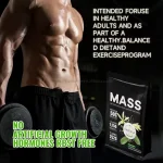 Mass gainer protein powder formula and packaging