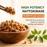 Nattokinase softgels formula and packaging