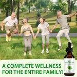 Oregano oil liquid drops formula and packaging