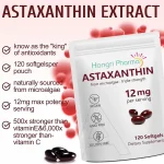 Astaxanthin softgel benefits with Hongri Pharma branding