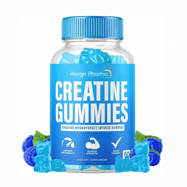 Creatine Monohydrate Gummies with Hongri Pharma branding