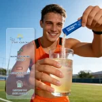 Electrolyte powder sports lifestyle with Hongri Pharma branding