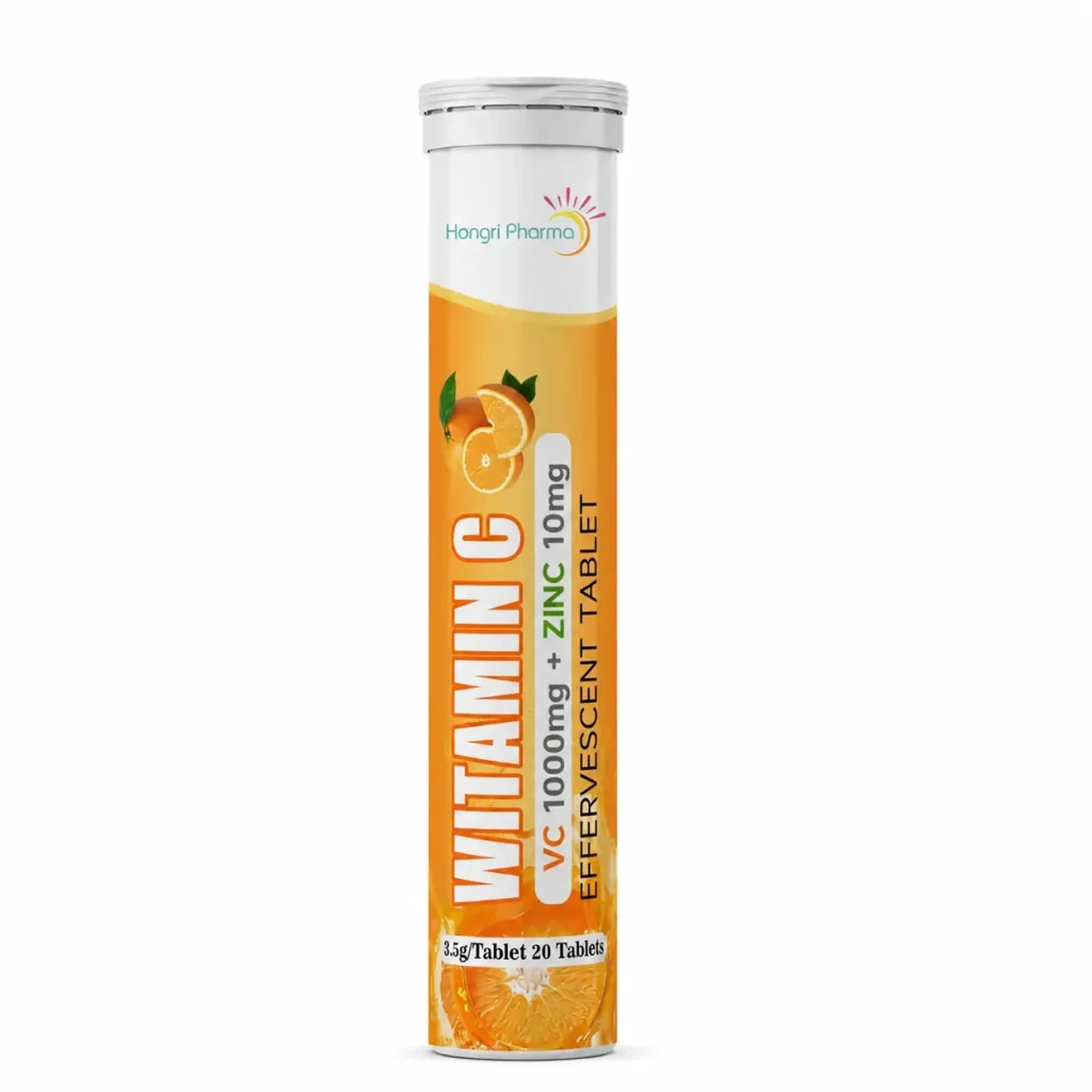 Vitamin C + Zinc Effervescent Tablets | Private Label OEM