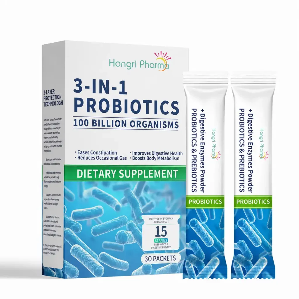 Probiotic Drink Powder with Prebiotics & Enzymes | OEM