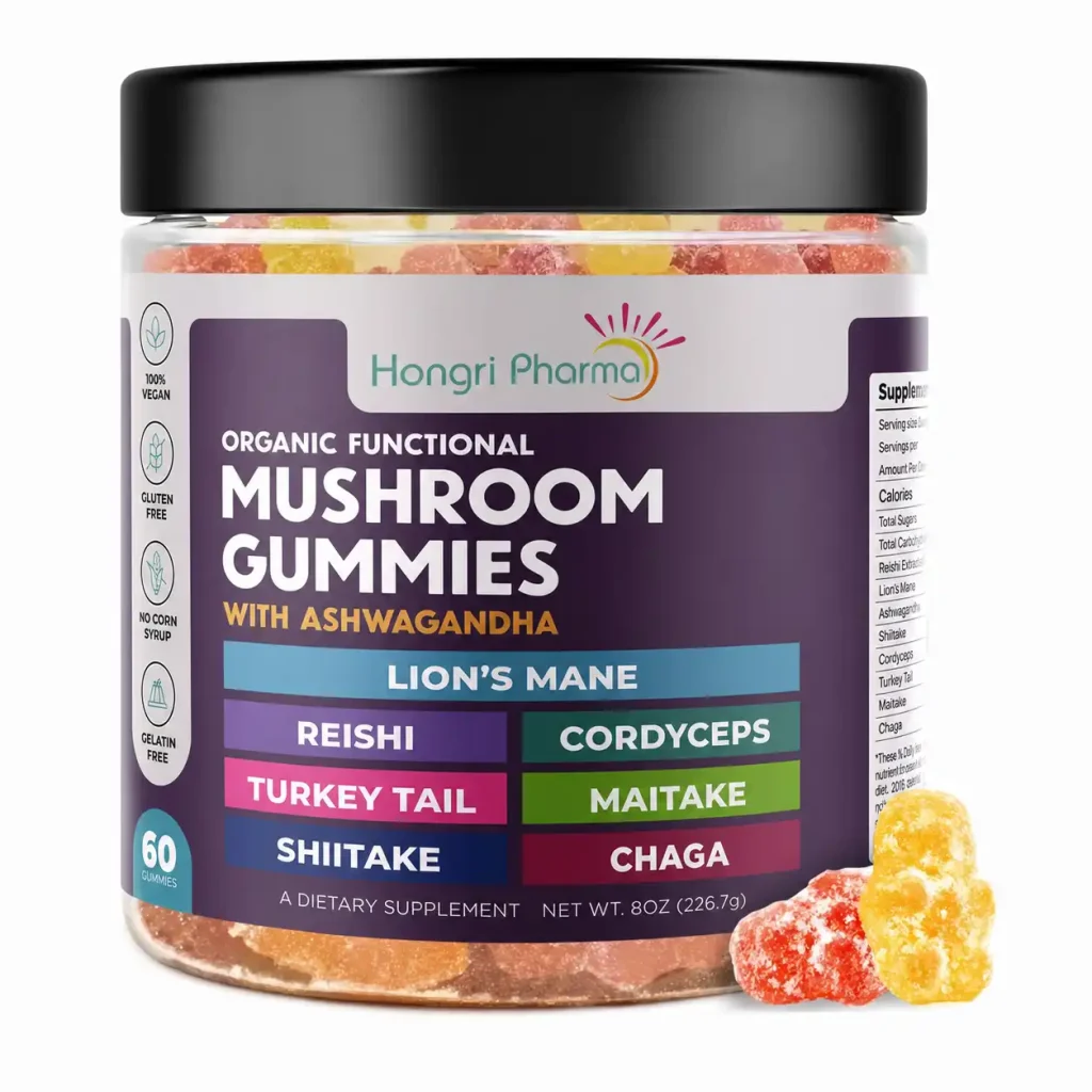 Mushroom Gummies 8-in-1 | Private Label OEM